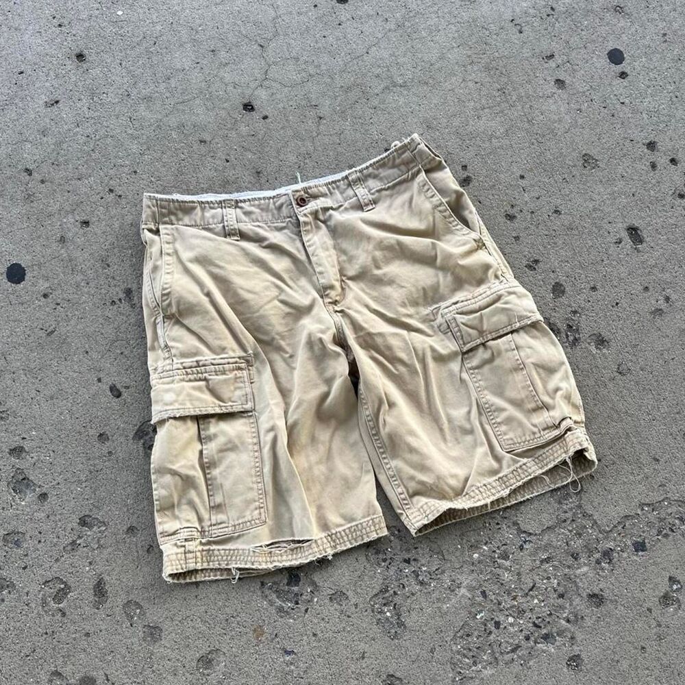 Vintage Gap Streetwear Y2K Baggy Distressed Cargo Shorts